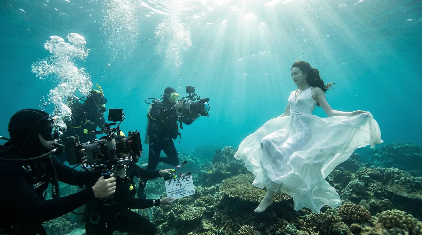 国产精品萝莉岛栏目水下拍摄现场花絮