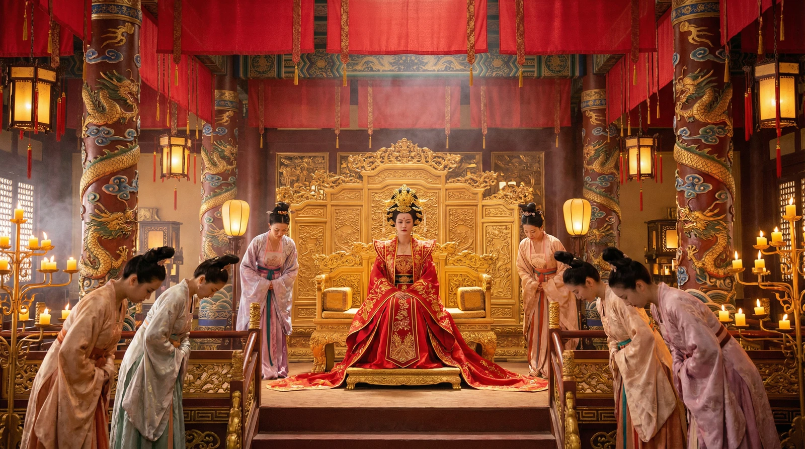 国产精品国产视频栏目古装宫廷大戏拍摄现场